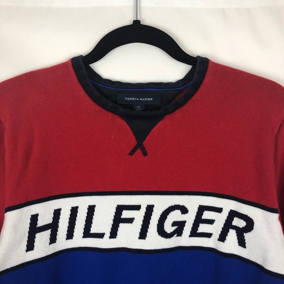 Tommy Hilfiger Knit Sweater Spellout - Picture 3 of 8